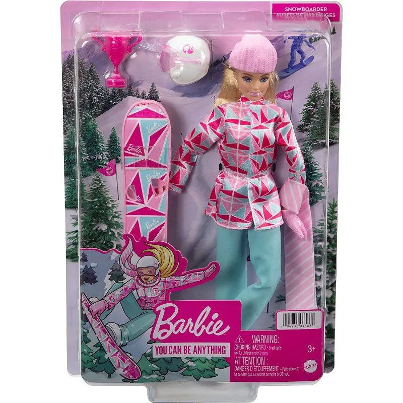 Кукла Barbie Snowboarder
