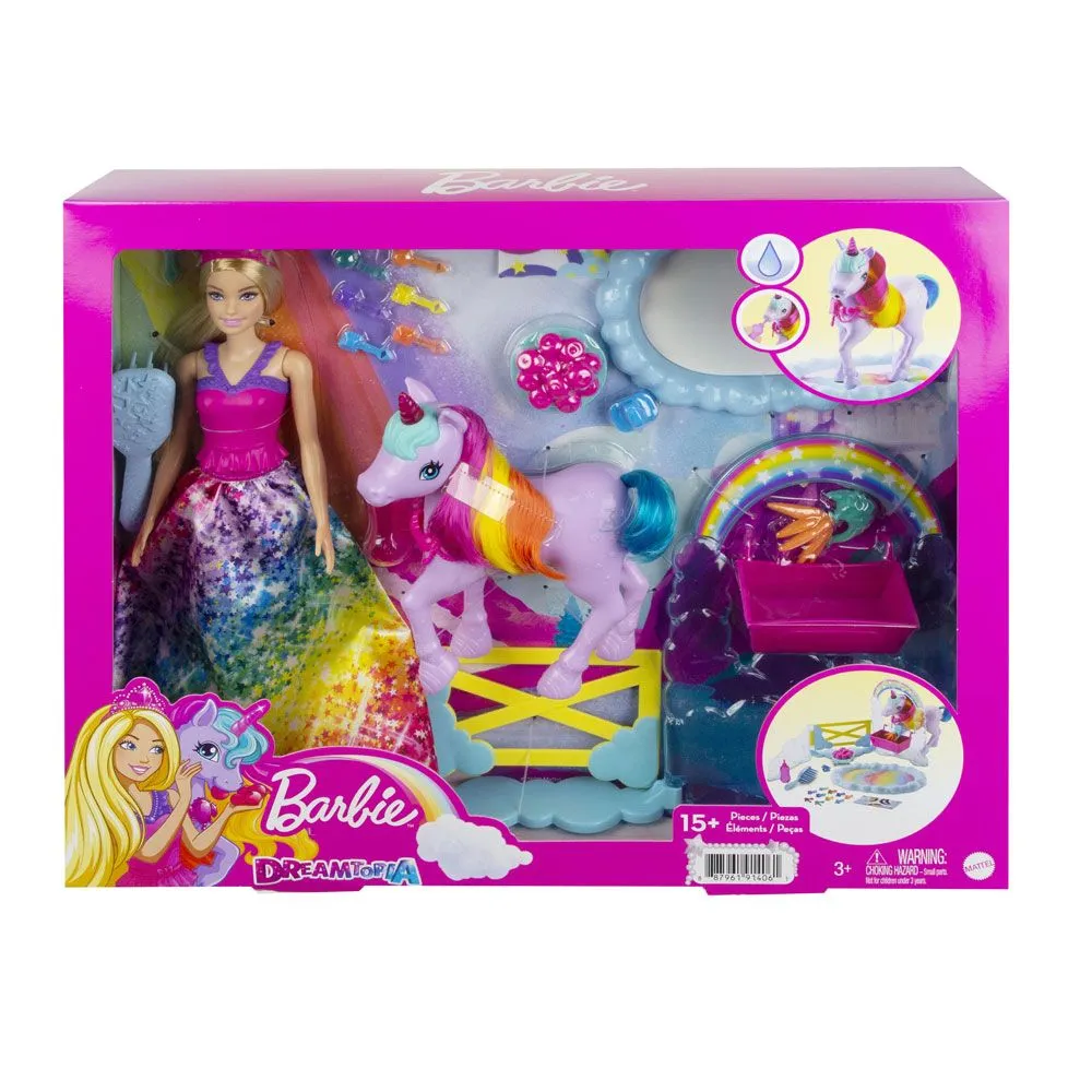 Кукла Barbie Dreamtopia с еднорог и аксесоари