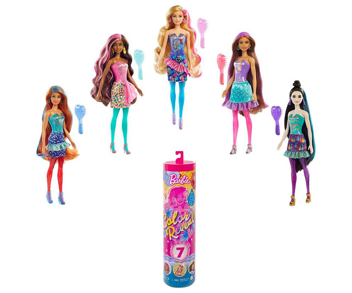 Кукла Barbie Color Reveal – изненада с цветна трансформация
